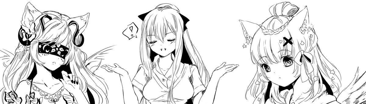 Yaaay thank you for joining today's stream ^u^ I still have a lot of backlog sketches but i'll probably have a stream next week to catch up, and thank you @Showman_VTB for the raid! Have a nice weekend 🌸