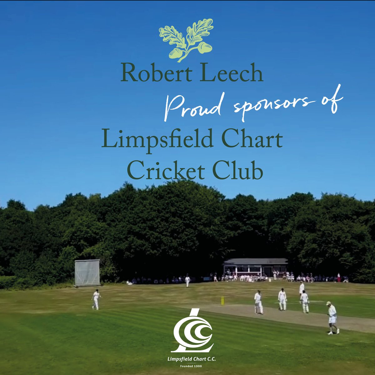 RobertLeechEA's tweet photo. We are thrilled to announce that Robert Leech will be the lead sponsor for the Limpsfield Chart Cricket Club, a club that has been at the heart of our community for over 120 years.
Now, more than ever we need to support grass-roots sports. @chartcricket #Oxted #limpsfieldchart https://t.co/dyrBXOIciM