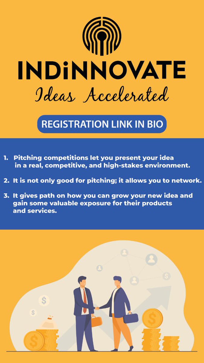 Prathamvish's tweet photo. Have an idea? Then participant here 
at: https://t.co/VCztaGLafv
@edc_acropolis @AcropolisIndia 

#indinnovate
#innovation 
#pitching 
#contest 
#entrepreneurship https://t.co/j2hSgnK2Da
