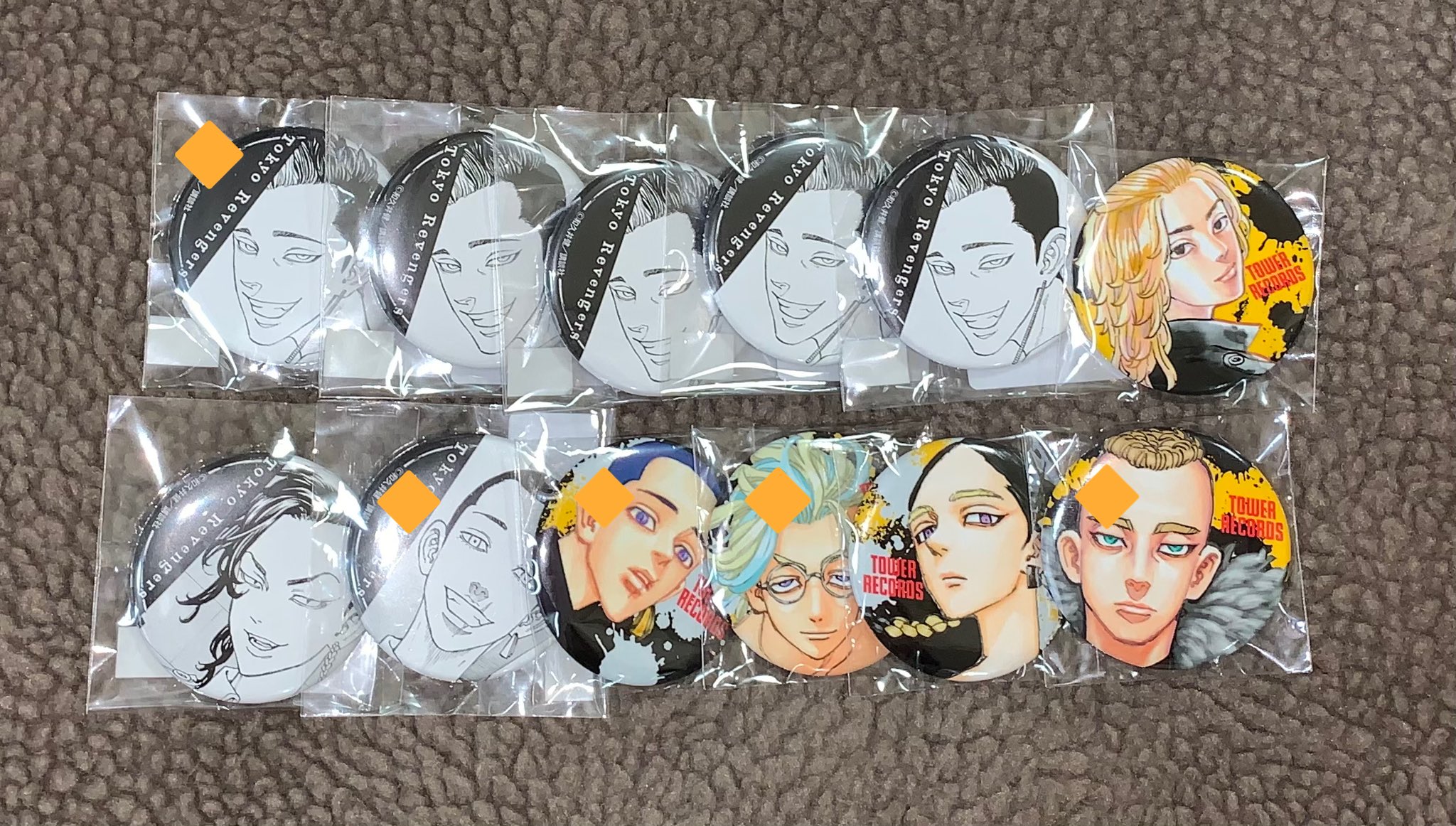 東京卍リベンジャーズ ウェブポン タワレコ イヌピー 缶バッジ csm.fi.cr