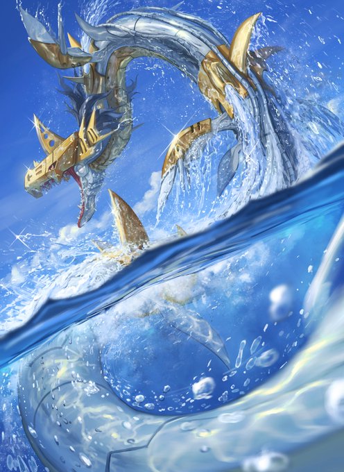 シードラモンのtwitterイラスト検索結果 シードラモンのtwitterイラスト検索結果