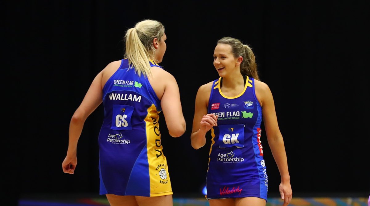 That winning feeling! 😀
Who enjoyed watching #RhinosNetball make their <a href="/NetballSL/">Netball Super League</a> debut last night?