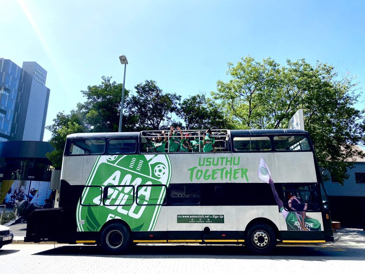 Amazulu Fc On Twitter Ses Fikile Ejozi See If You Can Spot The Usuthutogether Branded Bus Take A Picture Tag Us And You Could Score Yourself A Replica Of The New Kit