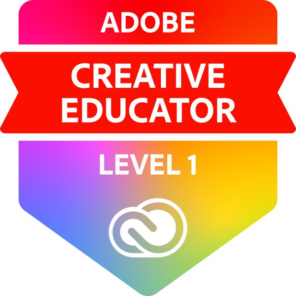 I got my badge! @creativecloud #AdobeEduCreative #adobeeducator