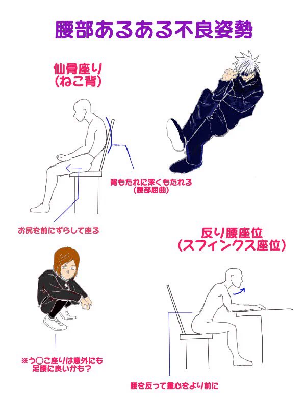 整体の仕事をしている人が言う、リスクの高い座り方がこちら!