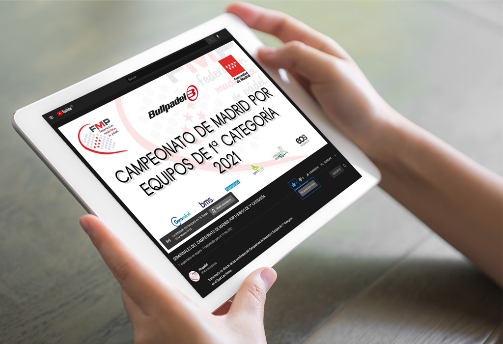 🔝🏆🎾 Todo preparado para el inicio del Campeonato de Madrid por equipos de 1ª categoría.

🖥️ A partir de las 17:15 h  vive la emoción del pádel con la retransmisión de las semifinales a través del canal FMP de Youtube
👇🏻
🔗 youtu.be/kKXabRPpEQ0