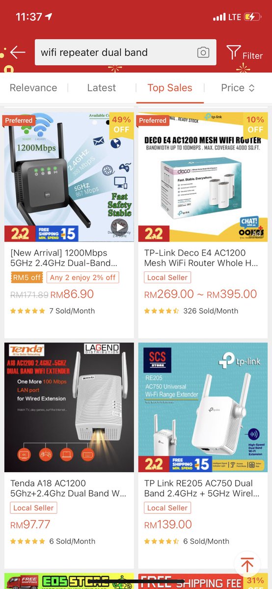 Q/A 4 : “Bang,tenet saya dah laju tapi naik tgkat atas je kdg2 wifi slow dan tak konnek”Ramai jugak tanya soalan ni, solution dia bergantung pada modal dan keluasan rumah korang.Murah -WIFI REPEATER.-cari yg dual band.Kelemhan SPEED DROP CKT, kena msk password semula.