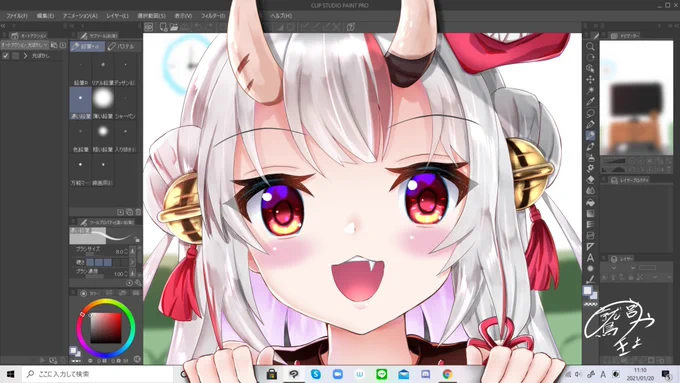 『画面から飛び出すホロメンシリーズ⑤』
余～だ余
#百鬼絵巻 