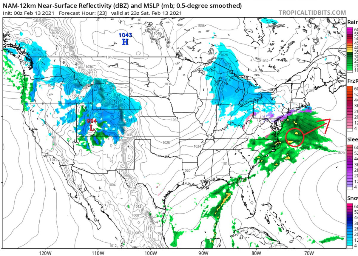 Analysis Thread: It's going to be long. Strap in. Let's start with Saturday evening courtesy of  http://tropicaltidbits.com&nbsp;. You can see on Saturday evening a weak low well to our South and east. Heading just north of almost due east. This is not a spot conducive to give us a real...