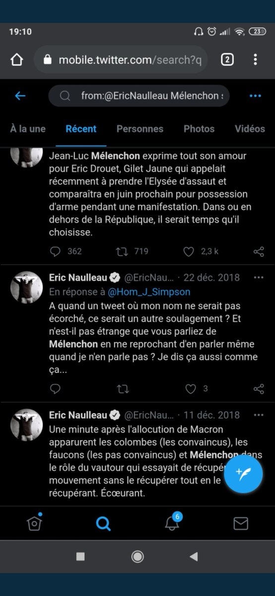 Quand il est complètement fanatisé