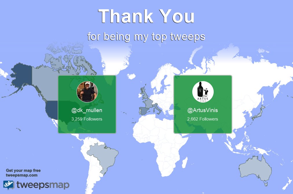 Special thanks to my top new tweeps this week <a href="/dk_mullen/">David Mullen</a>, <a href="/ArtusVinis/">Artus Vinis</a>