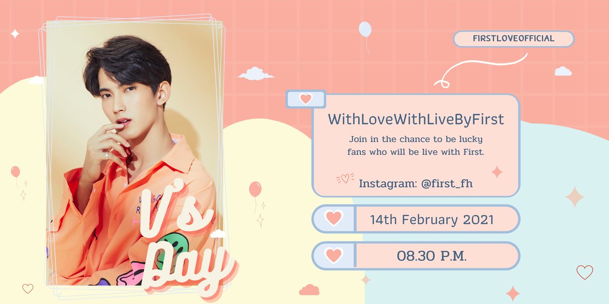 FirstLoveofc_'s tweet photo. 🍀🌈 เซอร์ไพร์ซวันแห่งความรักให้กับ
สมาชิกบ้านFirstLoveทุกคน ในวันพรุ่งนี้น้องเฟริสท์จะมาไลฟ์ผ่านIG แอบบอกนะว่า จะมีสุ่มไลฟ์กับทุกคนด้วย อย่าลืมมาร่วมลุ้นเป็นผู้โชคดีได้พูดคุยกับน้องเฟริสท์ในโอก��สวันแห่งความรักน้า 彡🐕🌷

#First_Chalongrat #FirstLoveIsU https://t.co/wJ3nna08pZ
