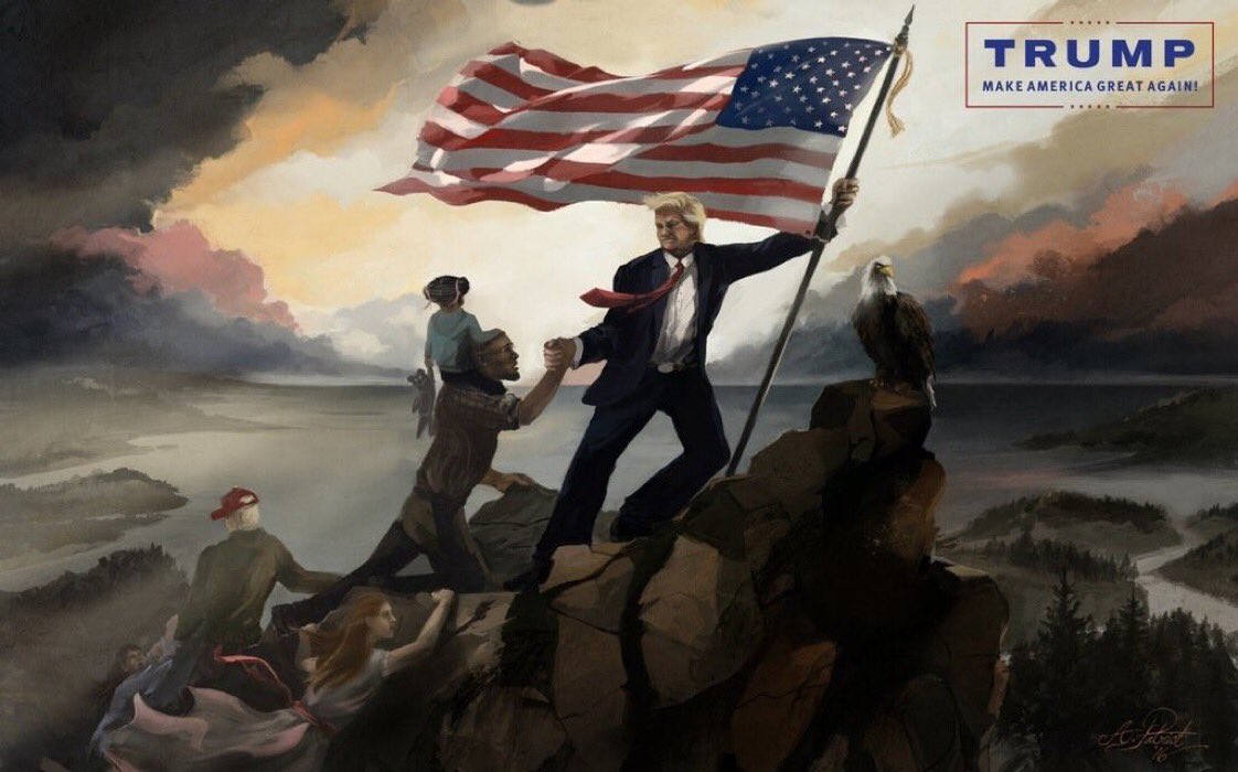 昨天
川普总统还在打高尔夫球
我们
没必要担心太多
今天
对弹劾指控的回击真的很棒
民主党即将倒下
弹劾后
川普总统的回击才真正开始