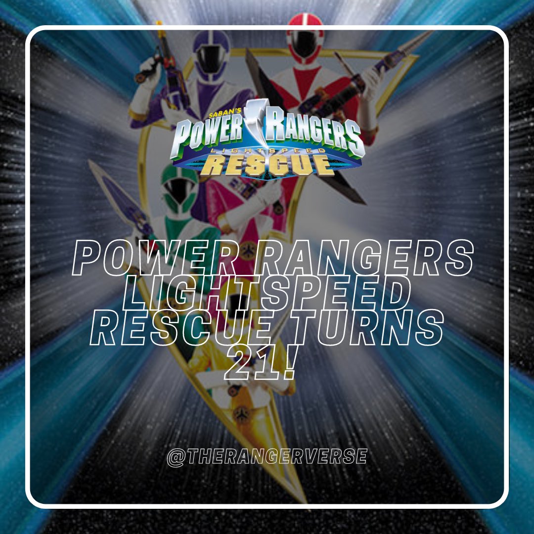 Happy 21st Anniversary to Power Rangers Lightspeed Rescue! The series premiered on this day in 2000.  ⚡️

#PowerRangersLightspeedRescue #PowerRangers #LightspeedRescue