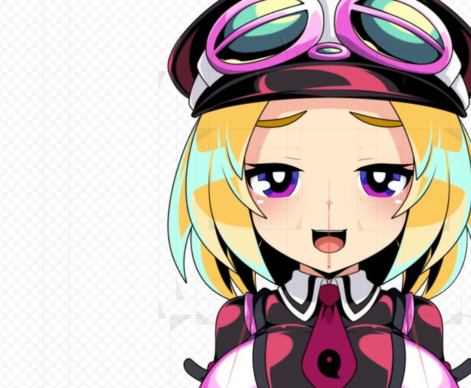 live2dで作ってるグゥちゃん完成デザインに好みのスケベ顔があるのほんとお前は って感じぃ 