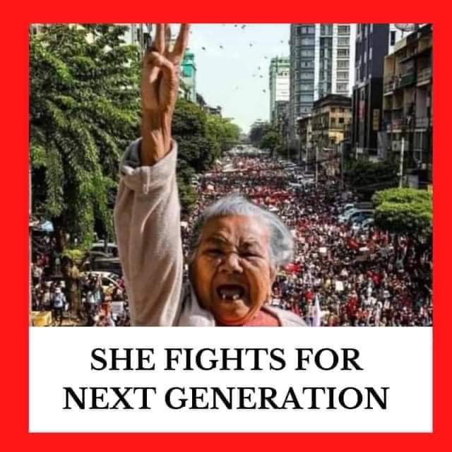 peachphuu's tweet photo. #Feb13Coup
#WhatsHappeningInMyanmar
#CDM_IsTheAnswer
#HearTheVoiceOfMyanmar
#supportcivildisobedience https://t.co/ZICOifVzFn