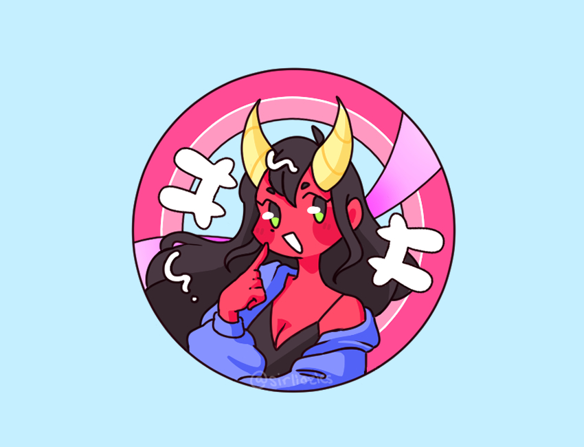 repost! i had to fix a few minor details but demon ladie is back!
