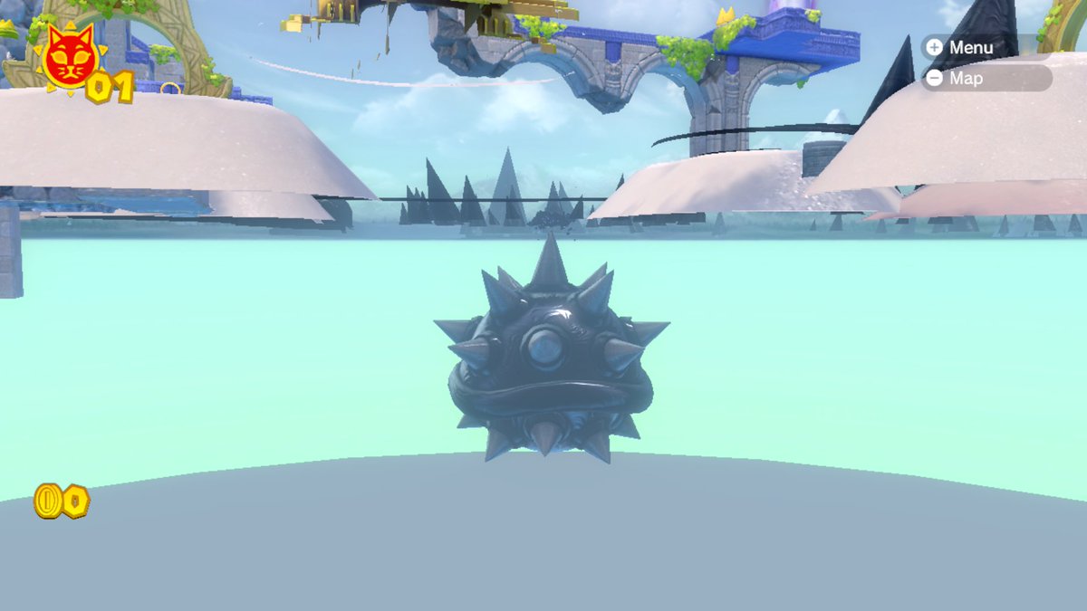 PostposterousYT's tweet photo. In case there was any doubt, #Bowser hangs out below the map before #showtime in #BowsersFury 

#outofbounds #oob #boundarybreak #offcamera https://t.co/MtQlEIeiLF