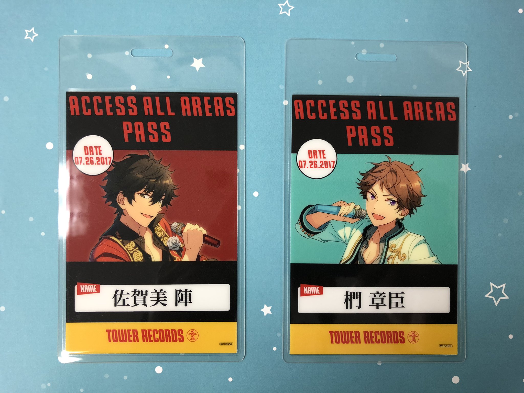 あんスタ バクステージパス 椚章臣 佐賀美陣 タワレコ特典
