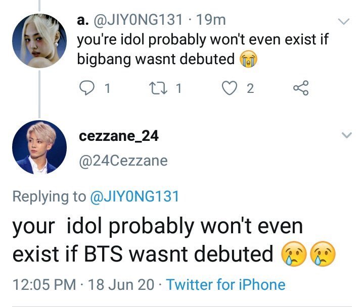 gdmullet's tweet photo. this is probably the stupidest bigbang anti ever said https://t.co/12nUW0uUig