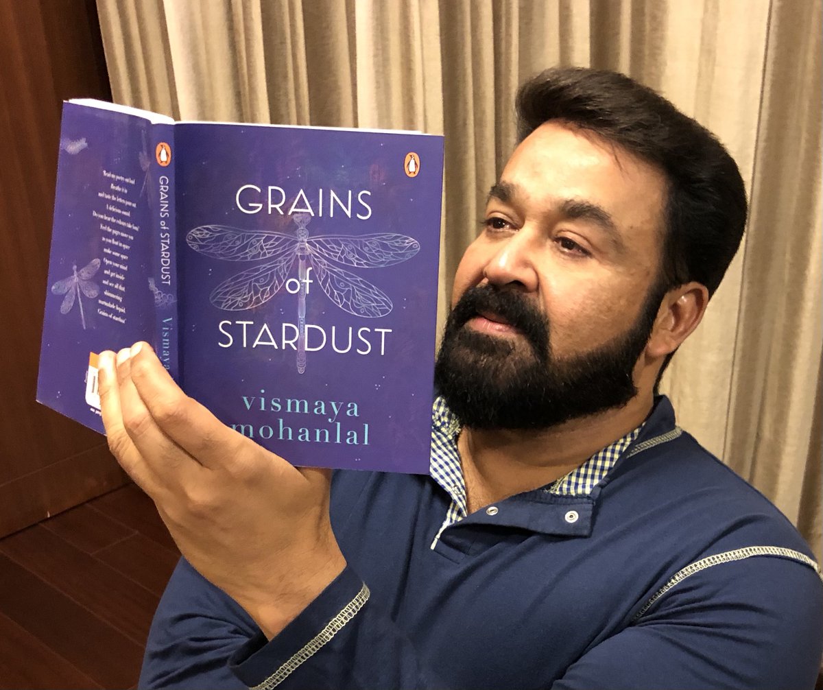 Mohanlal's tweet photo. I'm glad to see that my daughter Vismaya's book is already a #bestseller. Thank you for your love and support. Please share your thoughts when you have the book".

From tomorrow the 14th of February,  books will be available in book stores all across India!

#MayaMohanlal https://t.co/mfxZc7wJe6