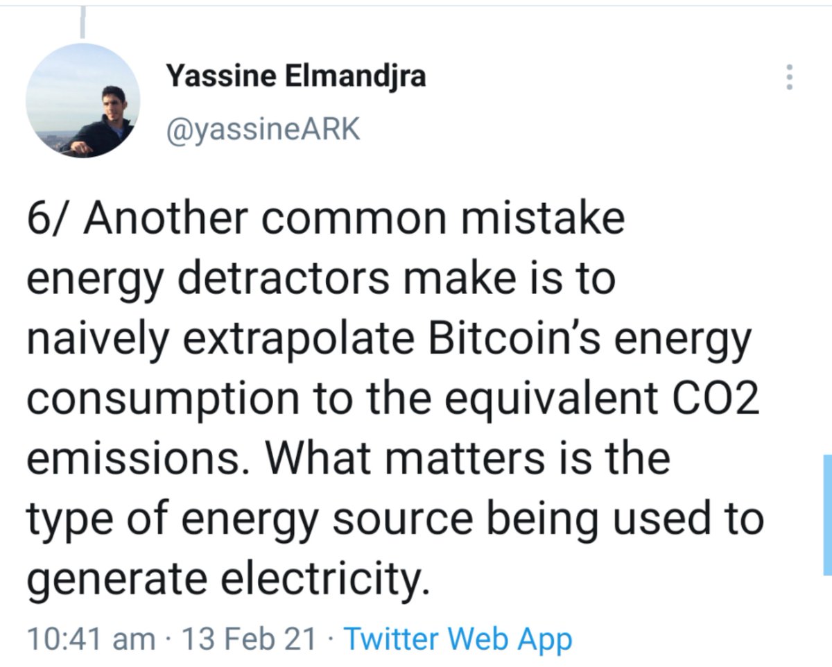 6/ Another common trope - used to assert Bitcoin is primarily mined with renewables, but always without citation or quantification.