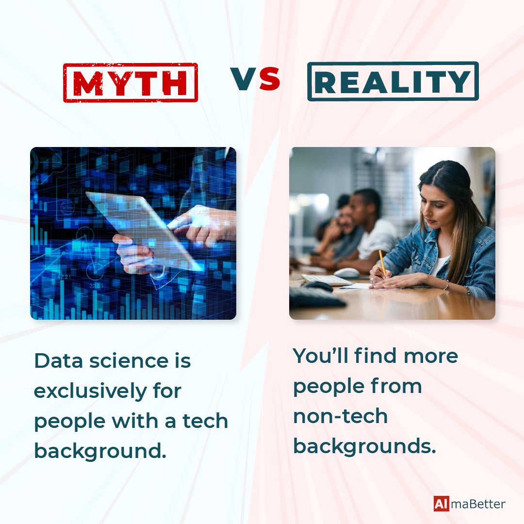 Most people believe that it is necessary to have a tech background to pursue a career in data science. However, if you look at the data science industry closely, you’ll find more people from non-tech backgrounds.

#datascience #machinelearning #python #artificialintelligence #ai