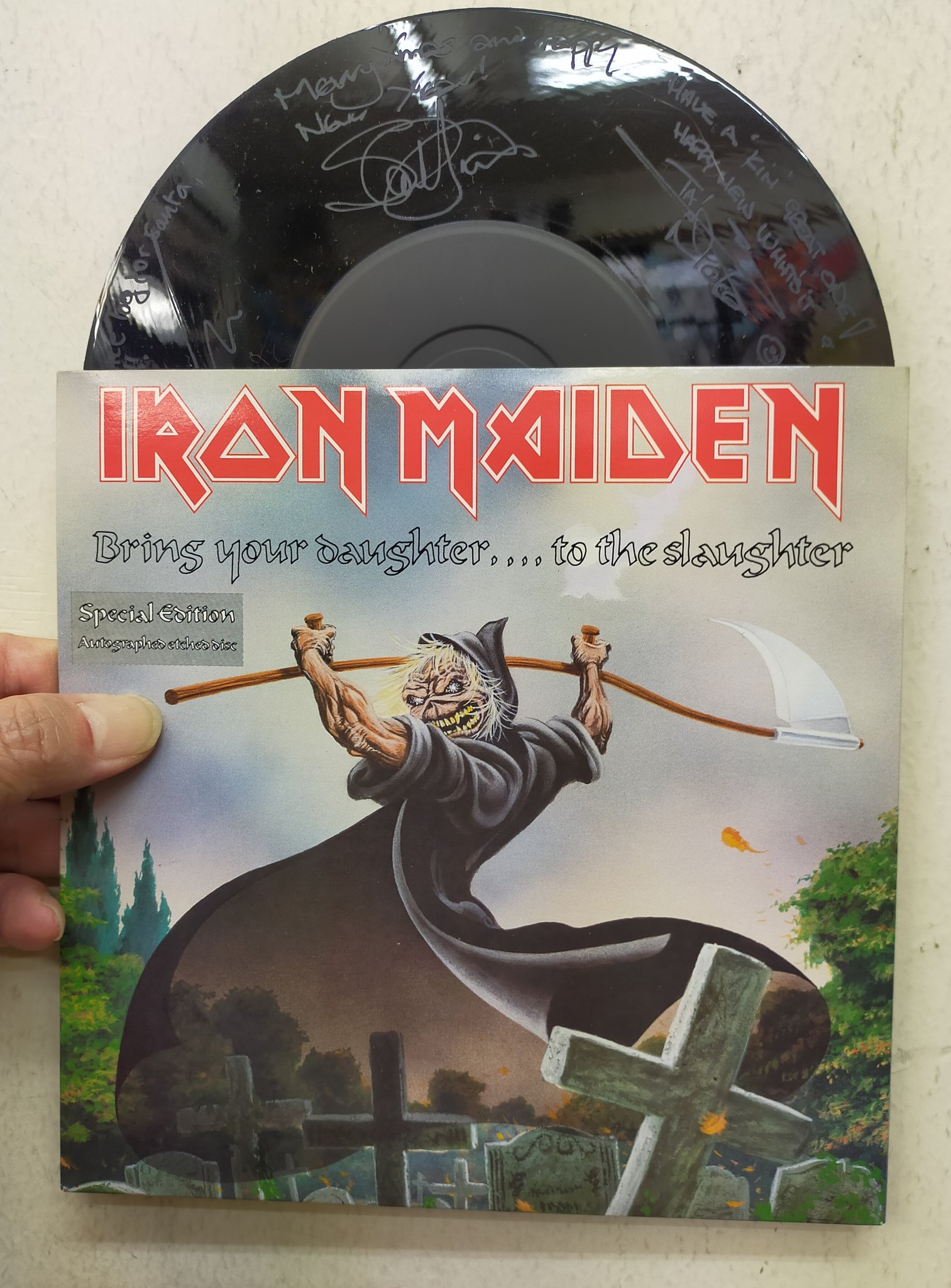 サウンドパック本店 中古レコード Cd Pa Twitter 本店2f鎌ジャケ新入荷 90年のクリスマスイヴにリリースされたアイアン メイデンのシングル Bring Your Daughter To The Slaughter 映画 エルム街の悪夢5 の主題歌に起用され ゴールデンラズベリー賞で見事 サウンドパック本店 中古レコード Cd Pa Twitter 本店2f鎌ジャケ新入荷 90年のクリスマスイヴにリリースされたアイアン メイデンのシングル Bring Your Daughter To The Slaughter 映画 エルム街の悪夢5 の主題歌に起用され ゴールデンラズベリー賞で見事