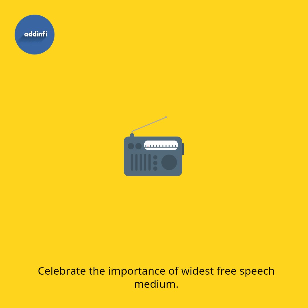 addinfi's tweet photo. Happy World Radio Day!! https://t.co/vyZWkxZpbp