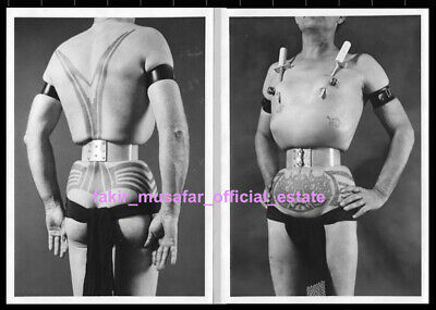 CleoDubois's tweet photo. Self photos of Fakir i uploaded on Ebay. Could not put my favorite because of formatting. Interested?  My presence on  Ebay is at fakir_musafar_official_estate here he is tattooed, belted with daggers in his chest and armbands. circa 1978 https://t.co/P6wpNmKrRt