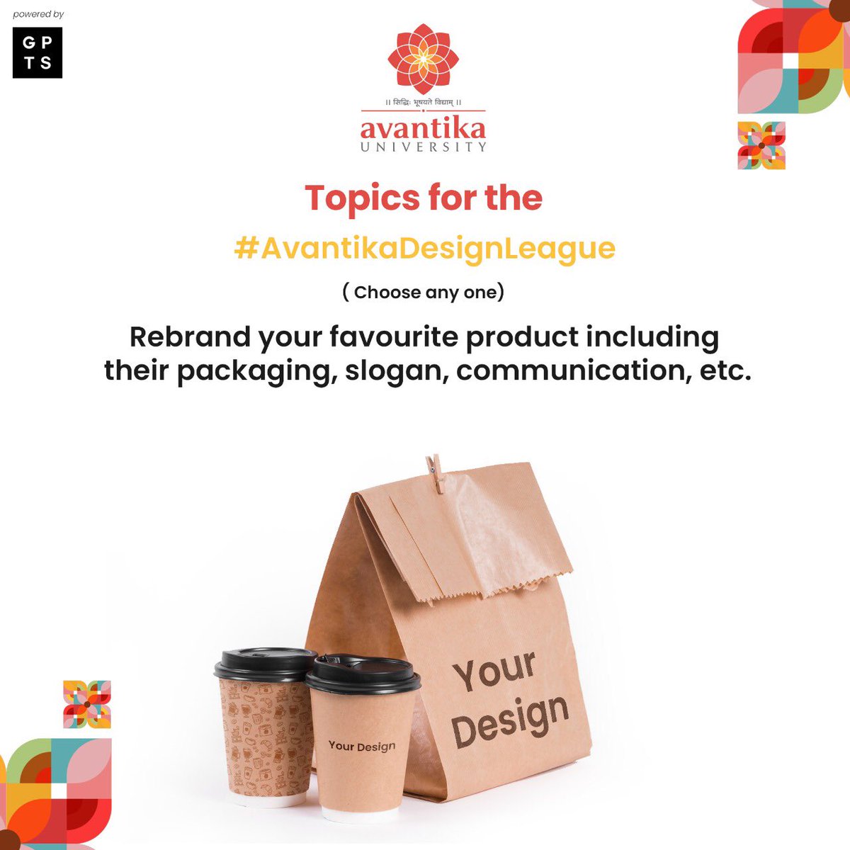 Gptsglobal's tweet photo. Hey you designers, chose any one option from the following.
2 more topics coming up in the next. 

REGISTER NOW at https://t.co/ciUsw7Otva

@Gptsglobal 
@AvantikaUniv 

Don’t miss it! https://t.co/8BKcHE54hP
