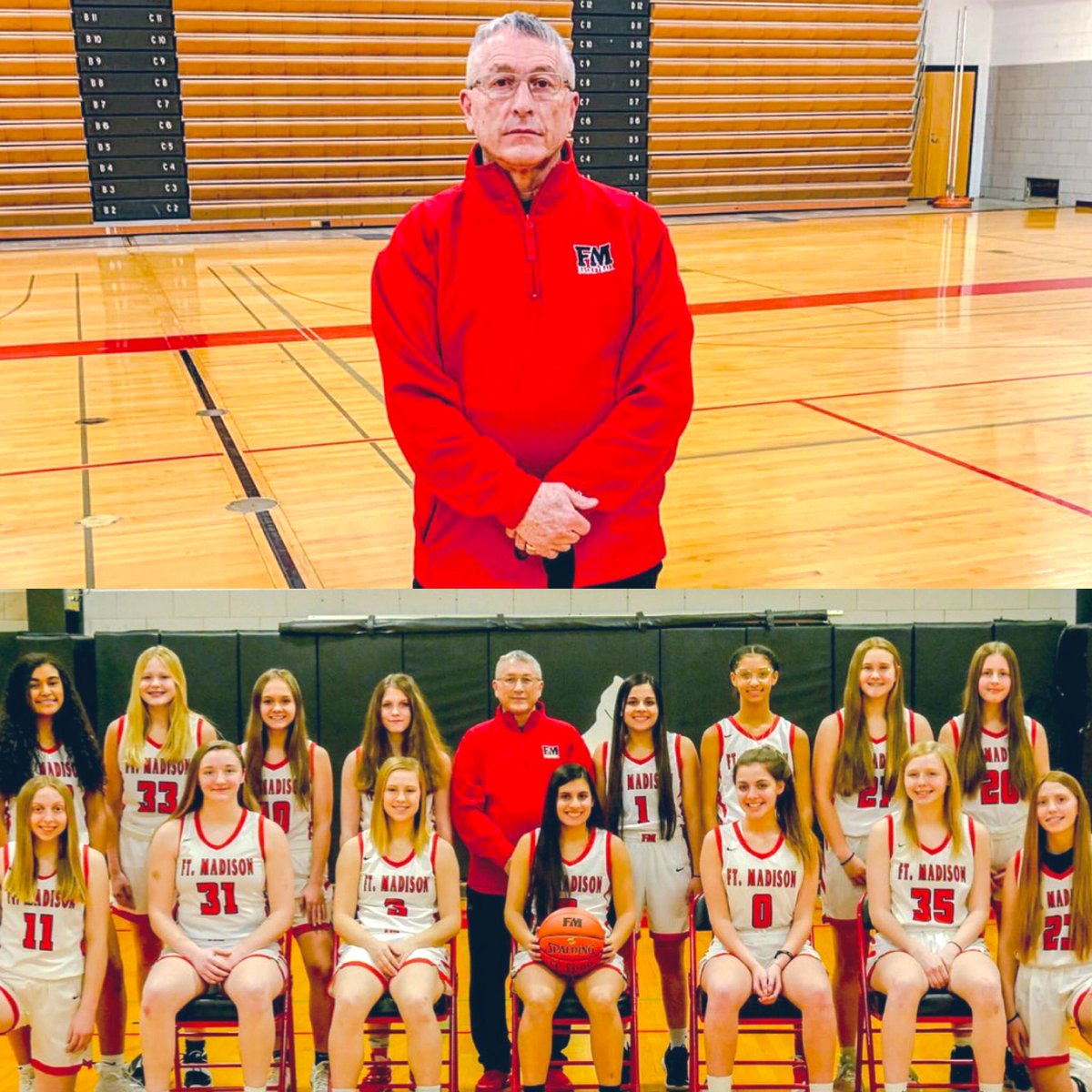 The Lady Hounds Basketball team and their coaches have two VERY big things to be proud of!!! Coach Sargent awarded Iowa Girls Coaches Association District coach of the year annnddd the Fort Madison Girls Basketball team are the conference CHAMPS for the first time in 23 YEARS!