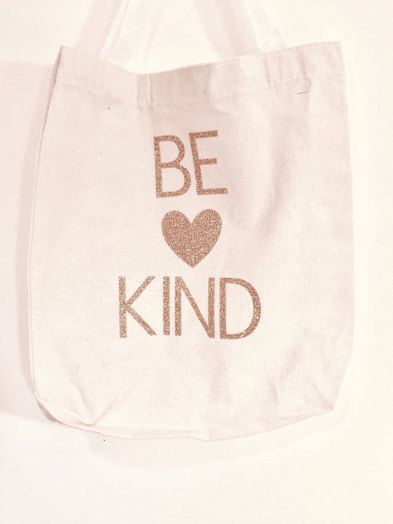 Be kind glitter canvas tote bag, Kindness is key gift bag, Gold glitter gift bag, Personalized totes for her tuppu.net/12d749c6  #PartyFavorBag