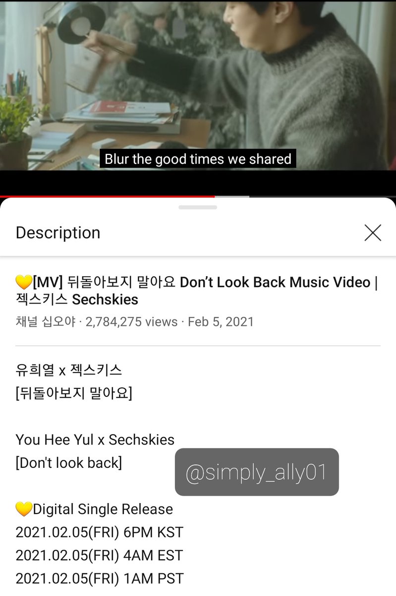 simply_ally18's tweet photo. DONT LOOK BACK YT views are not moving ๐ญ๐ญ๐ญ
Hope we can stream the MV more
https://t.co/IduiPZvWj1
#dontlookbackstreaming
#EUNJIWON #์์ง์ #SECHSKIES #์ ์คํค์ค https://t.co/BdOPTVqnfx