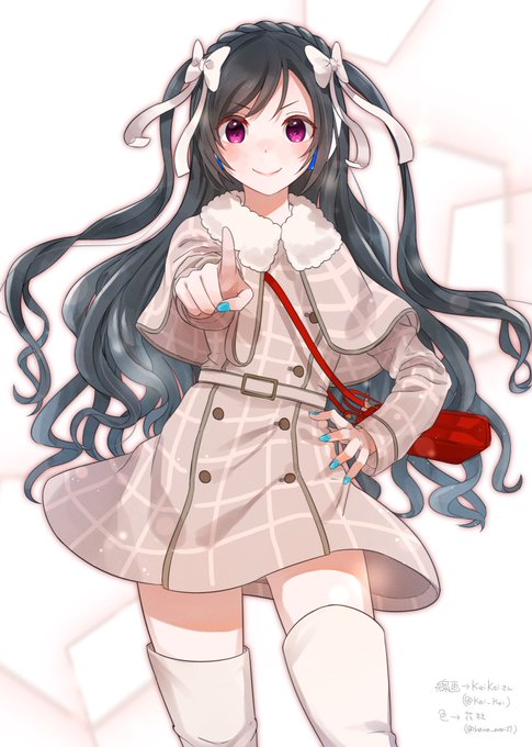 KeiKeiさん(@Kei_Kei )の線画を塗らせてもらいました! 