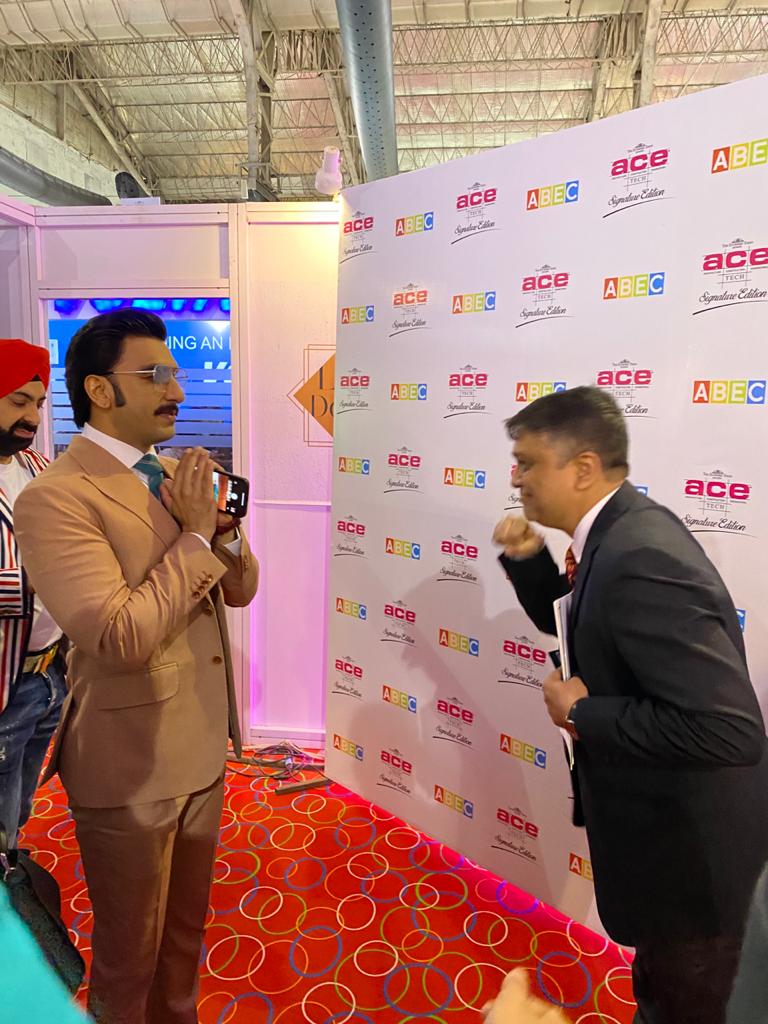 KnestM's tweet photo. When @RanveerOfficial visits your stall energy levels go to 500%. Hoping to maintain the same energy for the next two days @The_AceTech 2021.
Visit us at Booth C2.

#deshmeinbanadeshkaapna
#acetechsignatureedution #ACETECH2020 #energy #knest https://t.co/7HSqETinHn