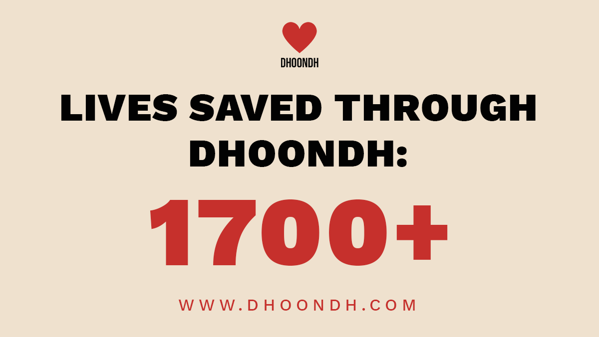 It brings us immense joy to say that we have saved the lives of 1700+ people with the help of our platform.
We are glad to have helped India in its fight against covid &amp; will continue to do so!

Help us save more lives - register as a plasma donor on dhoondh.com ♥️