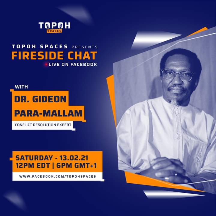 Clement N. Kuliyak (@clementkuliyak) on Twitter photo Today we follow Dr. Gideon Para-Mallam, a Conflict Resolution Expert and an Advocate for Peace in Nigeria. An opportunity to learn more on what he is doing in communities that are stricken with the Herders-Farmers violence.
#IPeaceSk <a href="/gparamallam/">Gideon Para-Mallam</a> <a href="/MniFunmi/">Funmi Para-Mallam</a> @iamYarison Today we follow Dr. Gideon Para-Mallam, a Conflict Resolution Expert and an Advocate for Peace in Nigeria. An opportunity to learn more on what he is doing in communities that are stricken with the Herders-Farmers violence.
#IPeaceSk <a href="/gparamallam/">Gideon Para-Mallam</a> <a href="/MniFunmi/">Funmi Para-Mallam</a> @iamYarison