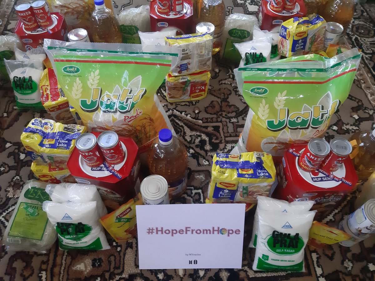 PurpleProject7's tweet photo. 1st batch of #HopeFromHope donation. Groceries for 5 families. Thank you MYracles 💜😭 https://t.co/LEBniMufFi