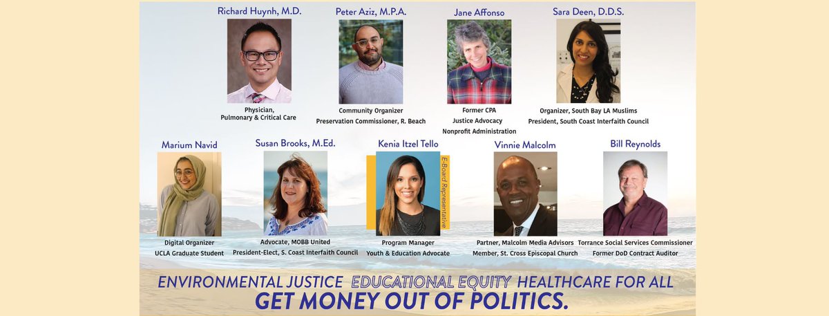 Assembly District 66, which covers the southwest corner of LA County, had four slates running. Of these, the South Bay People Power  @southbay66 and Building Stronger slates split AD66's  #ADEM seats.  https://adem.cadem.org/assembly-districts/ad-66/