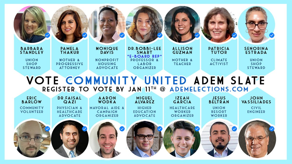 Two slates ran in Assembly District 65, which includes Fullerton, Buena Park, and Cypress. The winners in AD65 are the Community United Slate.  https://adem.cadem.org/assembly-districts/ad-65/  #ADEM