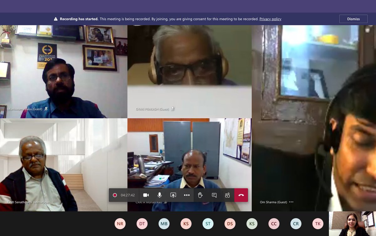 ‘Safe Infrastructure Advocacy Programme’ by IANRS &amp; Central Road Research Institute for the NGOs &amp; Road Safety Practitioners. Great presentation on the role of NGOs in Pillar no. 2 including #SafeSpeed “#SafeSchoolZone’ . Thanks to the Director and Scientists  From CRRI.