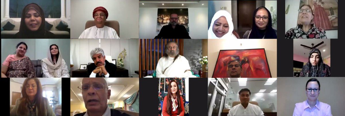 Conducted a Meditation Masterclass for more than 2200 people from across the Middle Eastern &amp; Gulf countries also attended by eminent dignitaries.