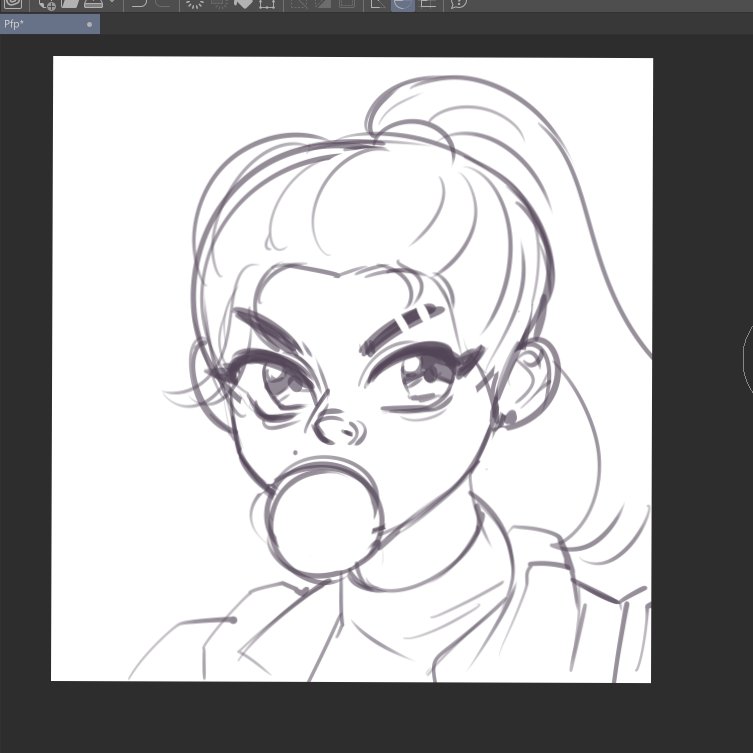 It's been awhile since i last drawn her #WIP 