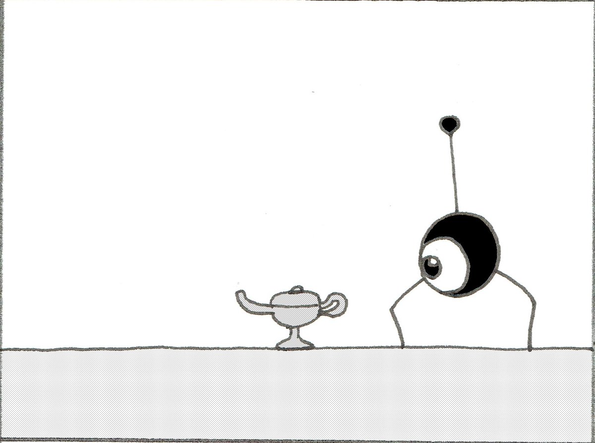 今北照護 願い事は自分の力で叶えるんだpuryupon プリュポンno 313 魔人 Demon プリュポン 4コマ漫画 4コマ オリジナル Comics 創作 漫画 漫画が読めるハッシュタグ 漫画バンク 魔法のランプ T Co Onet2d7khg