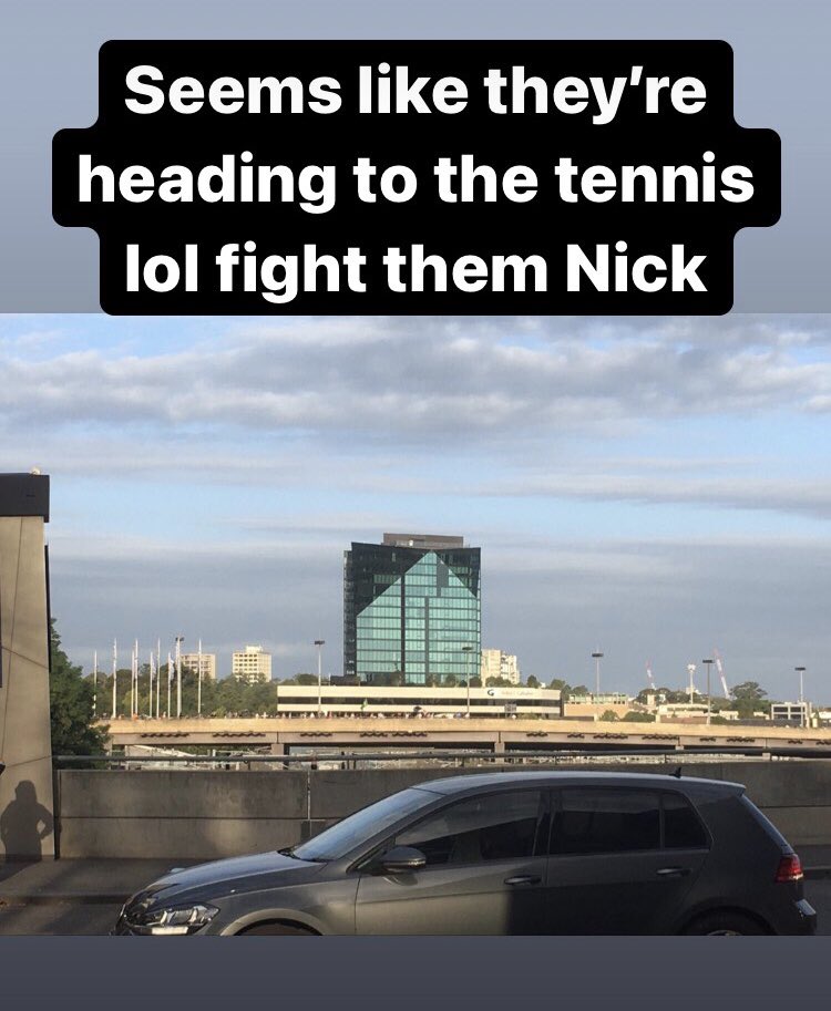 Made their way towards the aus open