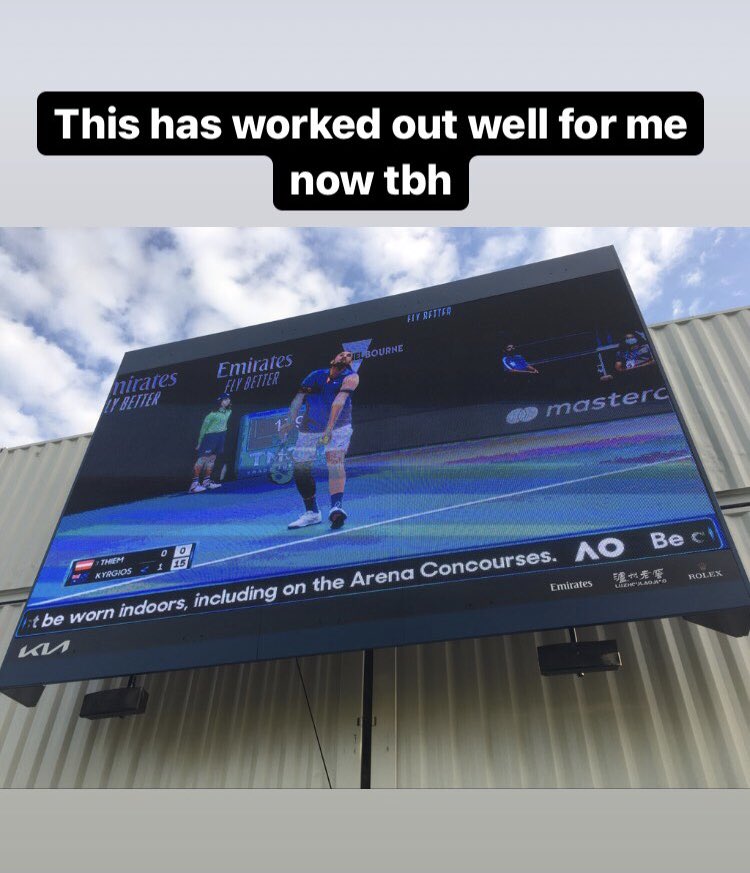 Was mildly annoyed I wasn’t at home with a beer watching the King play so this part was fun