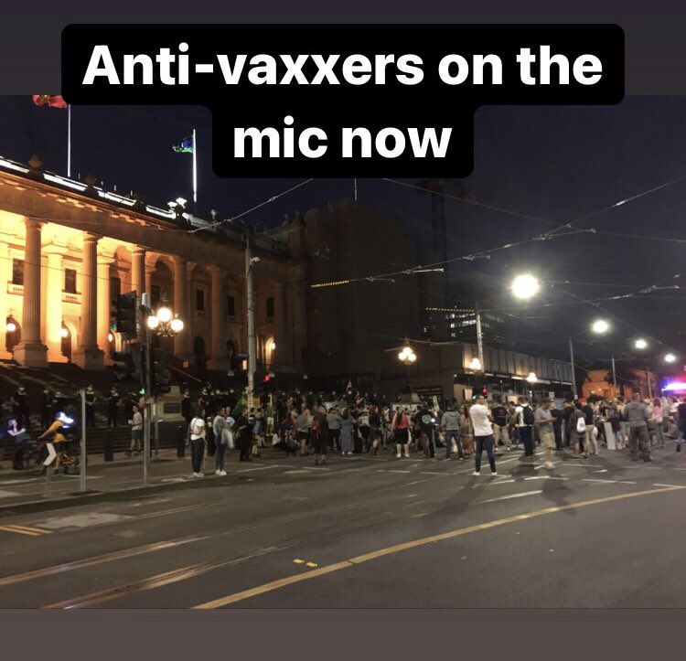 Some anti-vaxxers got the chance to speak and were very uh.... passionate I guess