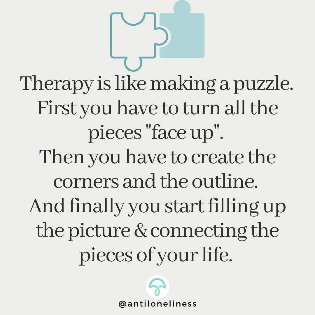 This puzzle is YOU. 
This puzzle is your most important project in life. 
This puzzle is what will give you meaning, purpose and joy once again in your life. 
.
#mefirst #youareimportant #youmatter #therapy #selfcarefirst #joy #meaning #purpose #journey #attention