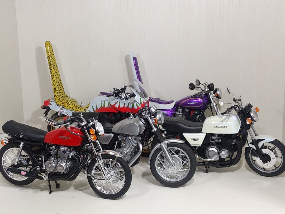 はなてん様専用、特攻の拓…ゼファー&純愛組…CBX 400F 2台セット